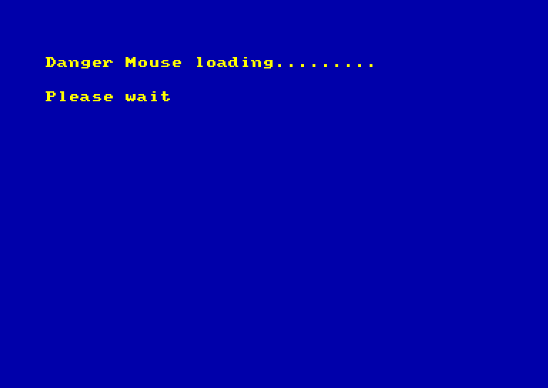 screenshot du jeu Amstrad CPC Danger Mouse in Double Trouble