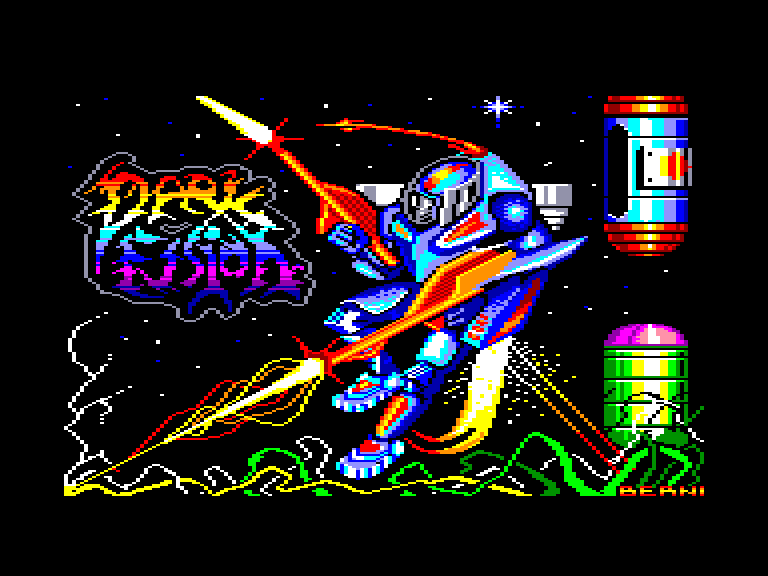 screenshot du jeu Amstrad CPC Dark Fusion