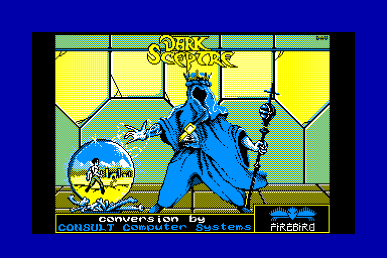 screenshot of the Amstrad CPC game Dark Sceptre