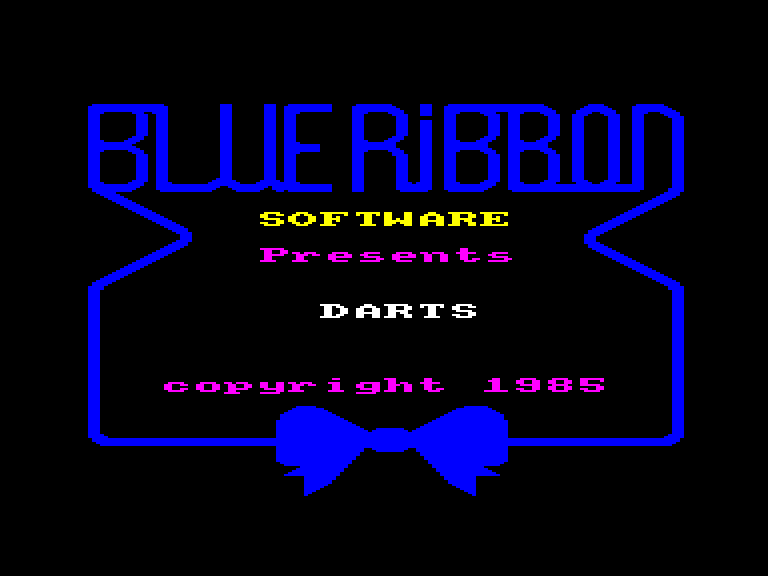 screenshot du jeu Amstrad CPC Darts