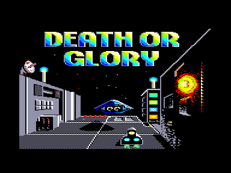 screenshot of the Amstrad CPC game Death or glory