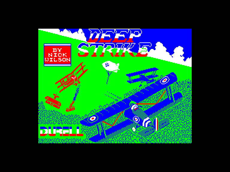 screenshot du jeu Amstrad CPC Deep strike