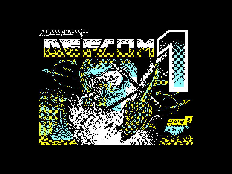 screenshot du jeu Amstrad CPC Defcom 1
