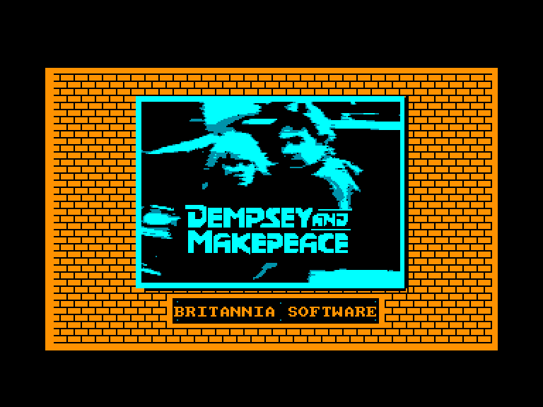 screenshot of the Amstrad CPC game Dempsey and Makepeace