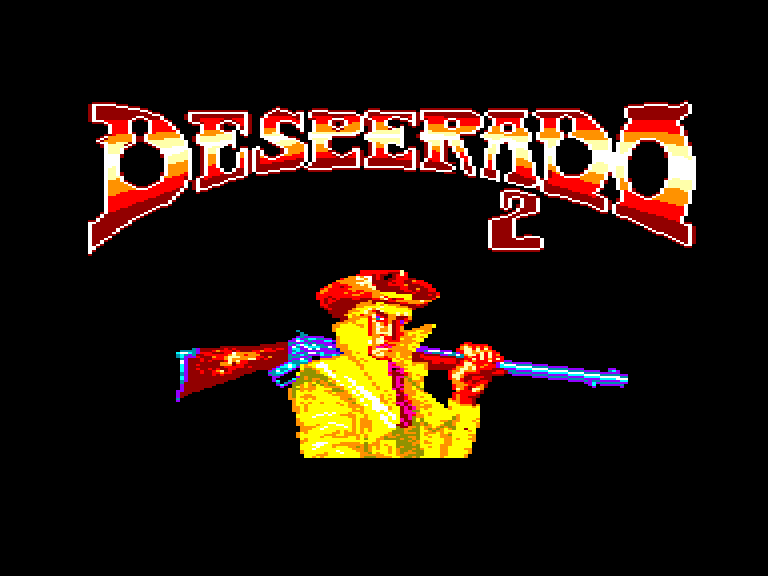 screenshot of the Amstrad CPC game Desperado 2