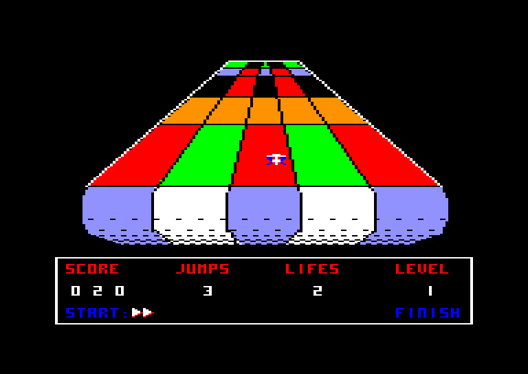 screenshot du jeu Amstrad CPC Devil highway