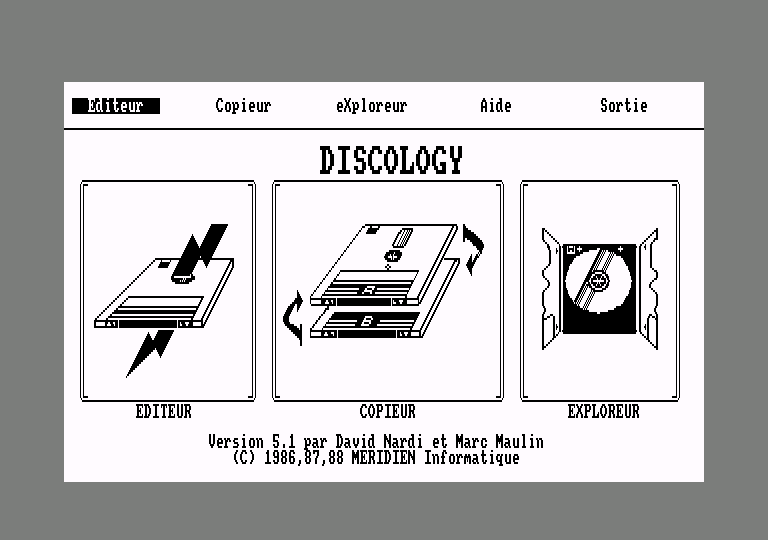 screenshot du jeu Amstrad CPC Discology 5.1