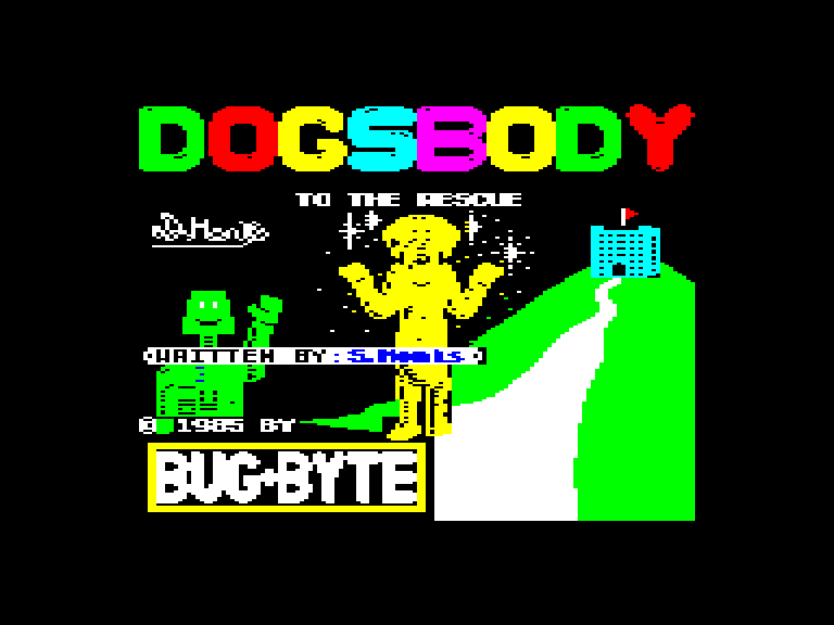 screenshot du jeu Amstrad CPC Dogsbody