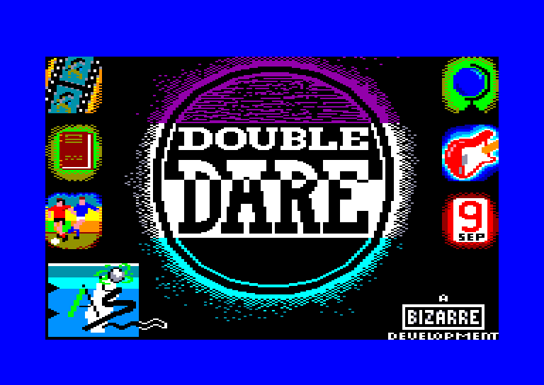 screenshot du jeu Amstrad CPC Double dare