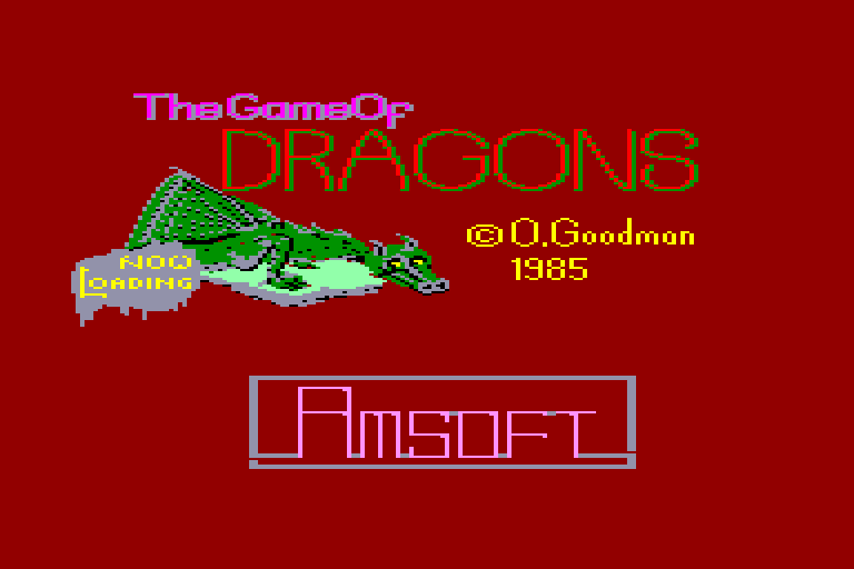 screenshot du jeu Amstrad CPC Dragons