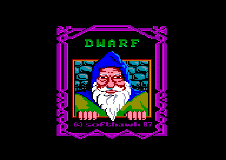 screenshot du jeu Amstrad CPC Dwarf