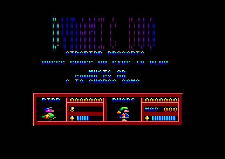 screenshot of the Amstrad CPC game Dynamic Duo