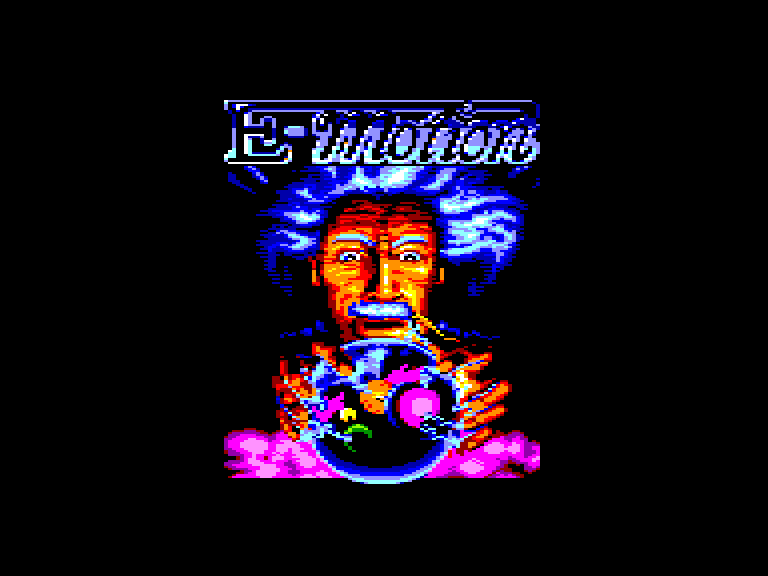 screenshot of the Amstrad CPC game E-Motion