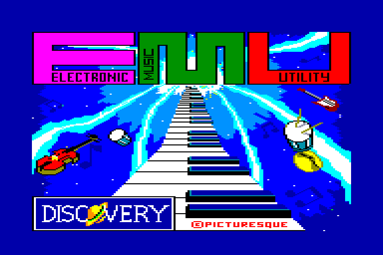 screenshot du jeu Amstrad CPC E.M.U. - Electronic Music Utility