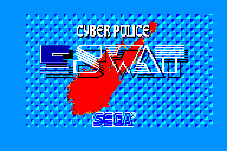 screenshot of the Amstrad CPC game ESWAT