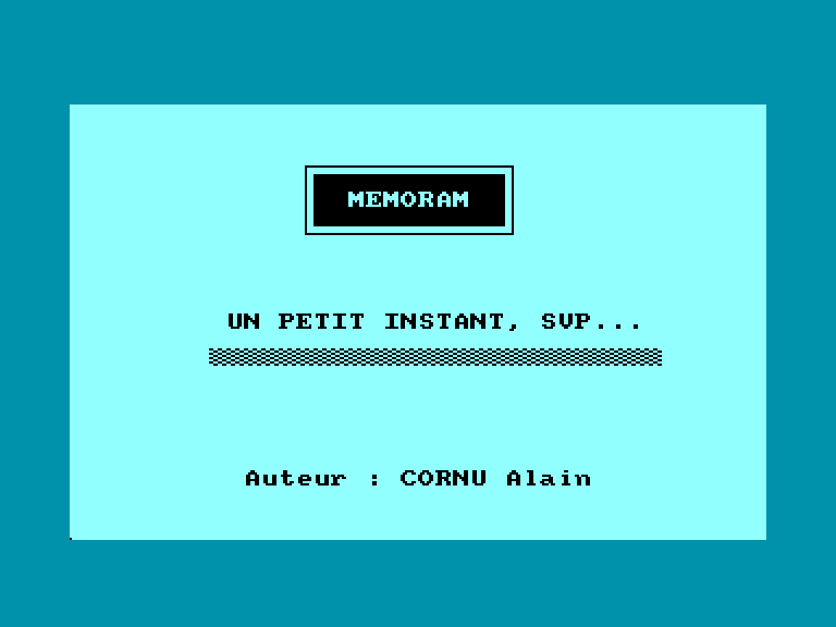 screenshot du jeu Amstrad CPC Educatif 1