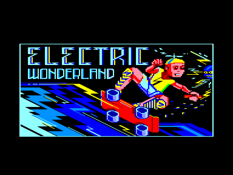 screenshot of the Amstrad CPC game Electric wonderland