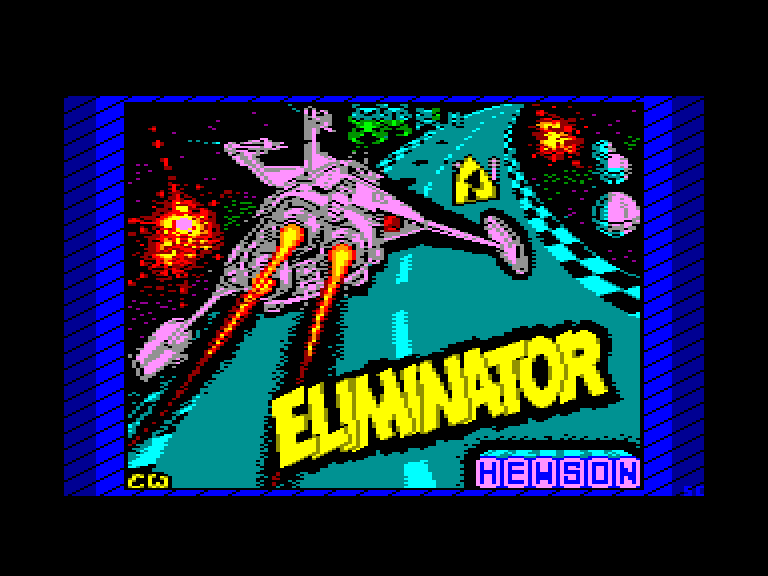 screenshot of the Amstrad CPC game Eliminator