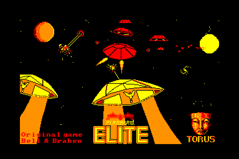 screenshot du jeu Amstrad CPC Elite