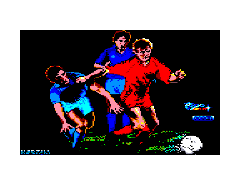 screenshot du jeu Amstrad CPC Emilio Butragueno Futbol