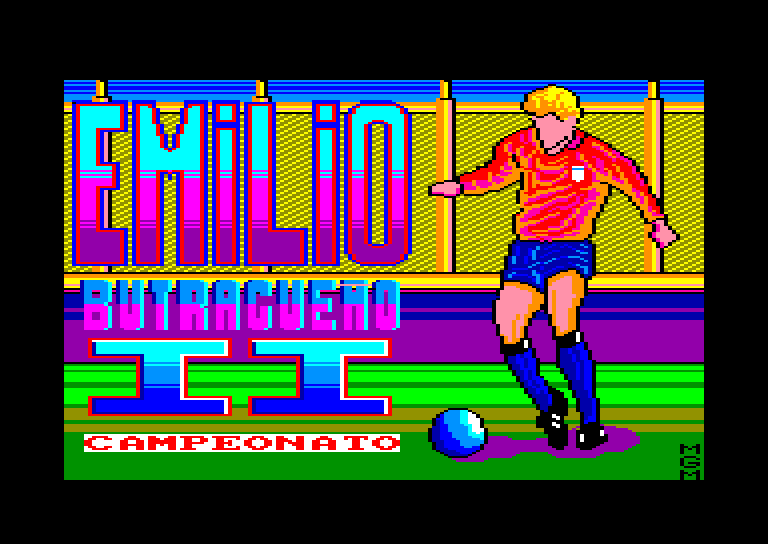 screenshot of the Amstrad CPC game Emilio Butragueno II