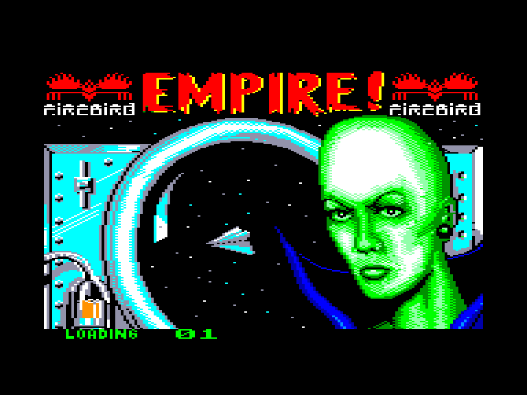 screenshot of the Amstrad CPC game Empire