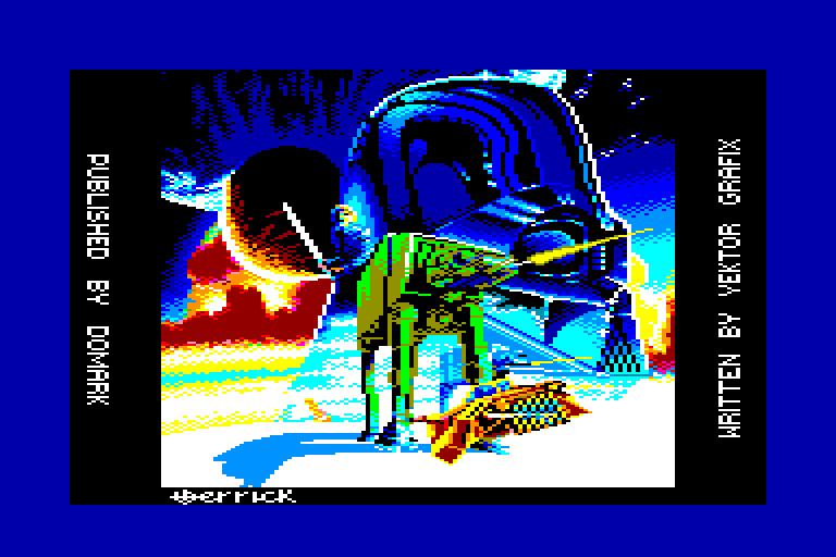 screenshot of the Amstrad CPC game Star Wars - The Empire Strikes Back