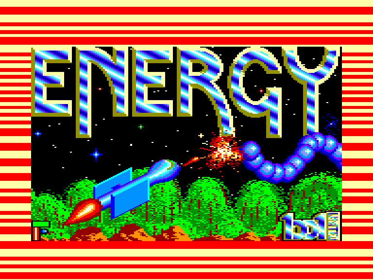 screenshot du jeu Amstrad CPC Energy Warrior
