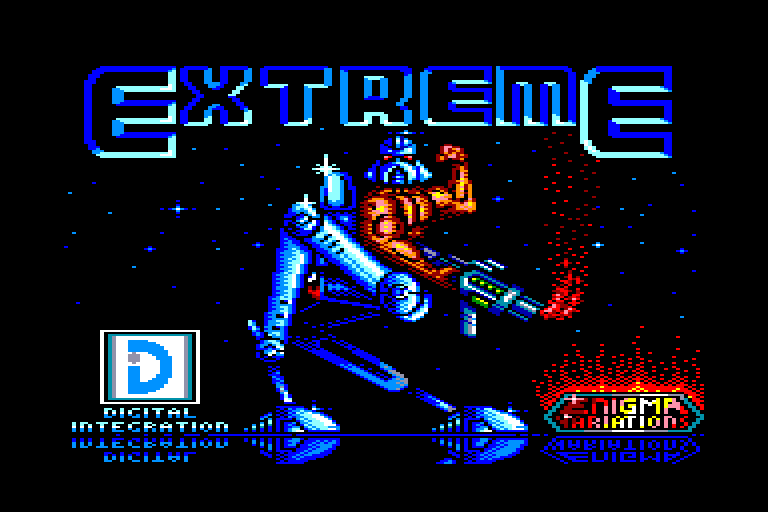 screenshot of the Amstrad CPC game Extreme