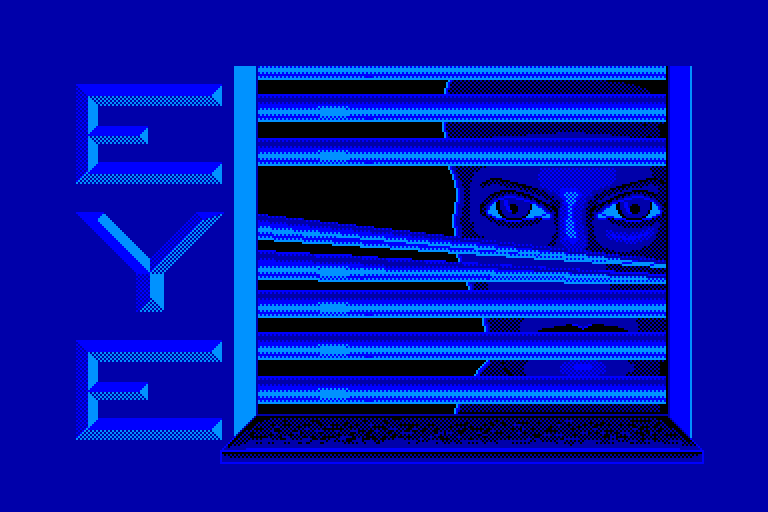 screenshot of the Amstrad CPC game Eye