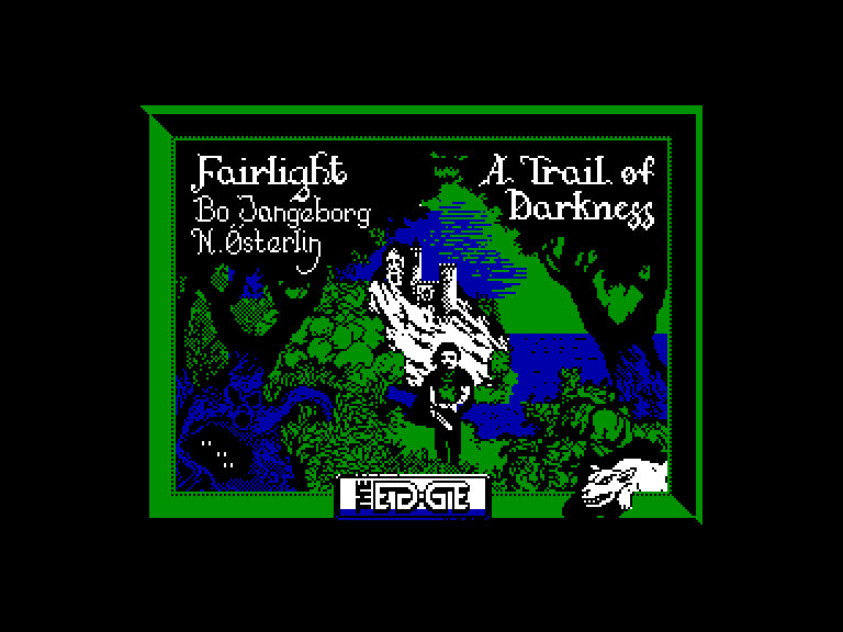screenshot of the Amstrad CPC game Fairlight II: a trail of darkness