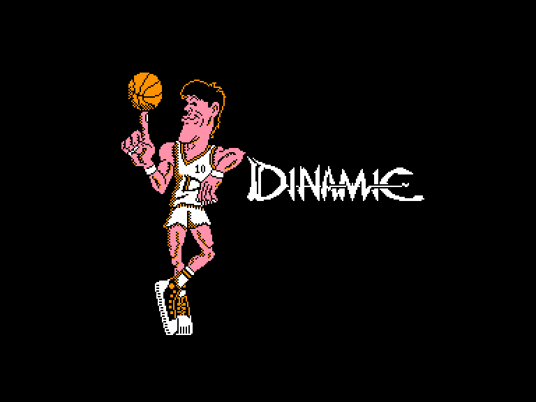 screenshot of the Amstrad CPC game Fernando Martin Basket Master