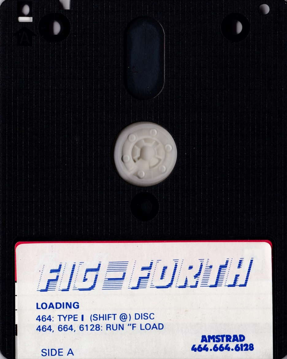 screenshot of the Amstrad CPC game Amstrad Fig-Forth 1.1