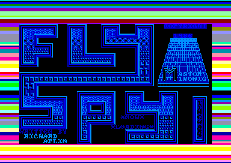screenshot du jeu Amstrad CPC Fly spy