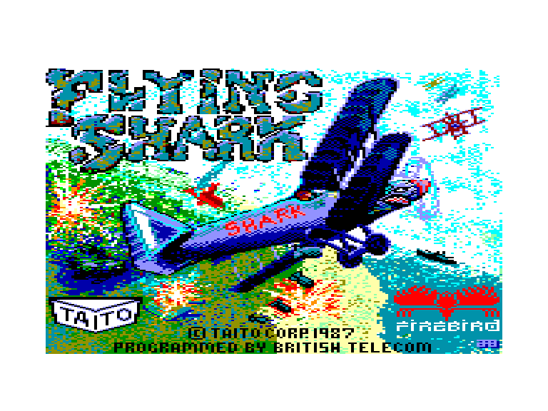 screenshot du jeu Amstrad CPC Flying Shark