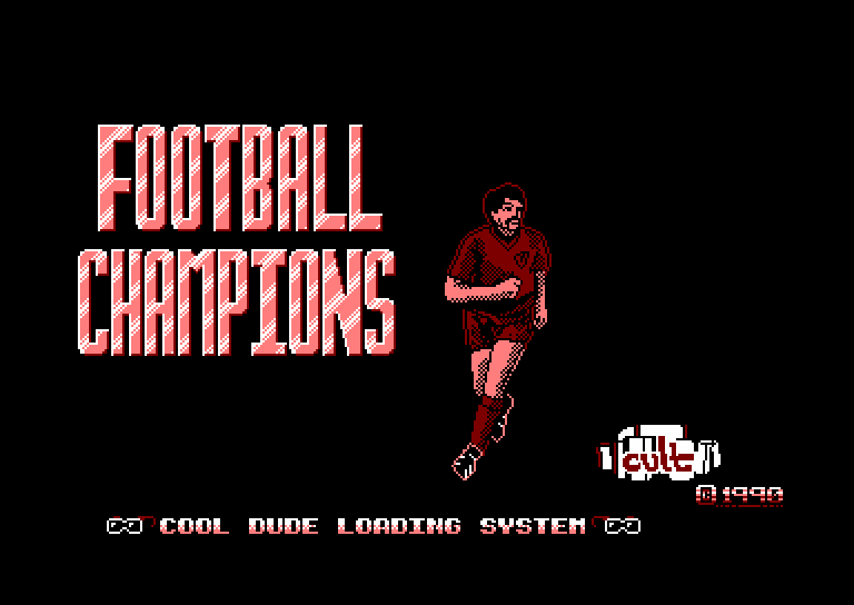 screenshot of the Amstrad CPC game Football Champions