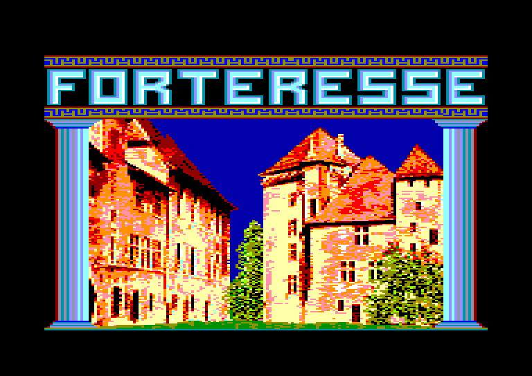 screenshot of the Amstrad CPC game Forteresse