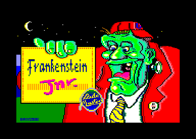 screenshot du jeu Amstrad CPC Frankenstein junior