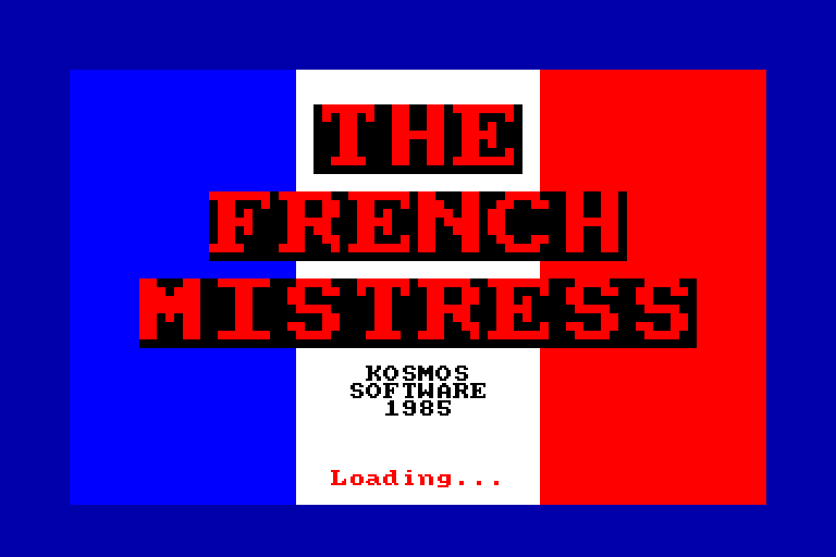 screenshot of the Amstrad CPC game French Mistress (the)