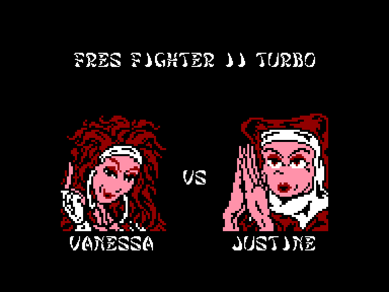 screenshot of the Amstrad CPC game Fres Fighter II Turbo