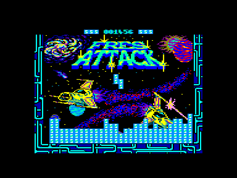 screenshot of the Amstrad CPC game Frestris