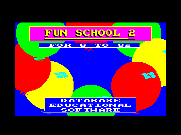 screenshot du jeu Amstrad CPC Fun School 2 - For the 6 to 8s