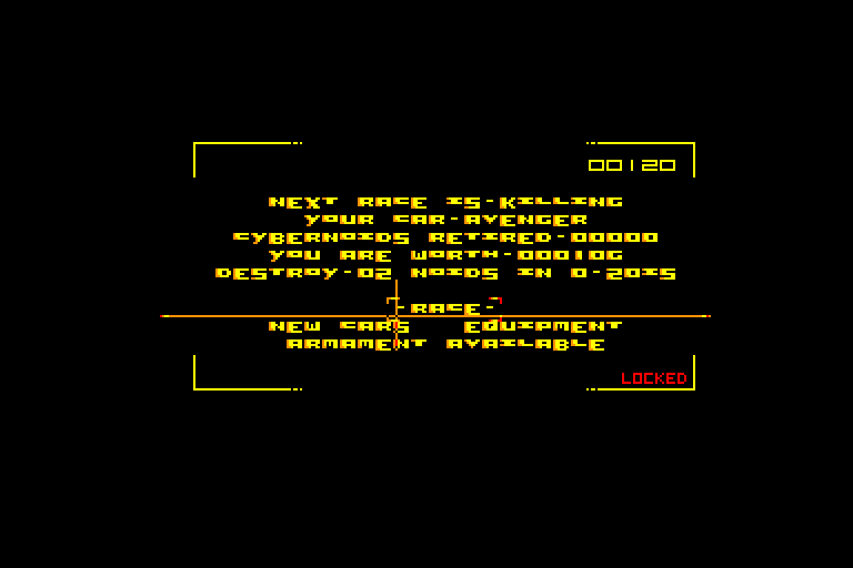 screenshot du jeu Amstrad CPC Fury (the)