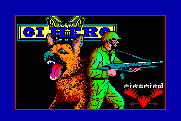 screenshot of the Amstrad CPC game G.I. Hero