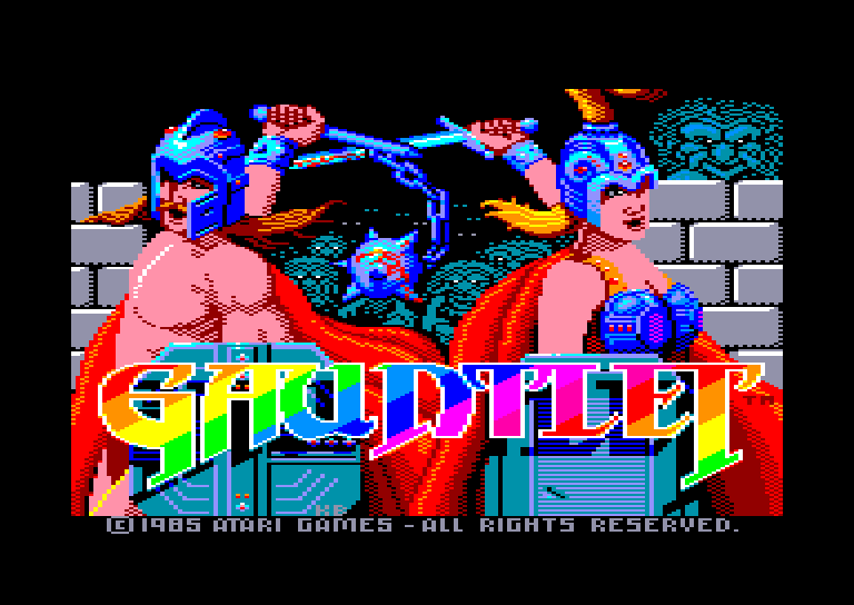 screenshot of the Amstrad CPC game Gauntlet