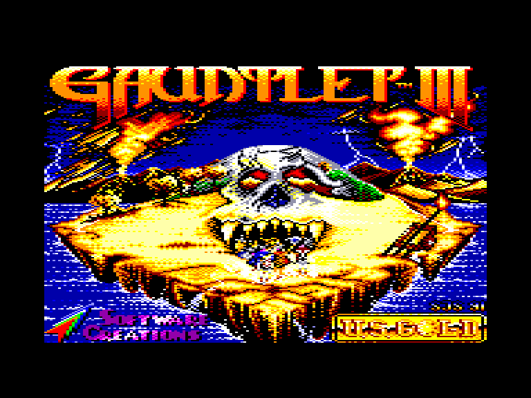 screenshot of the Amstrad CPC game Gauntlet III - The Final Quest