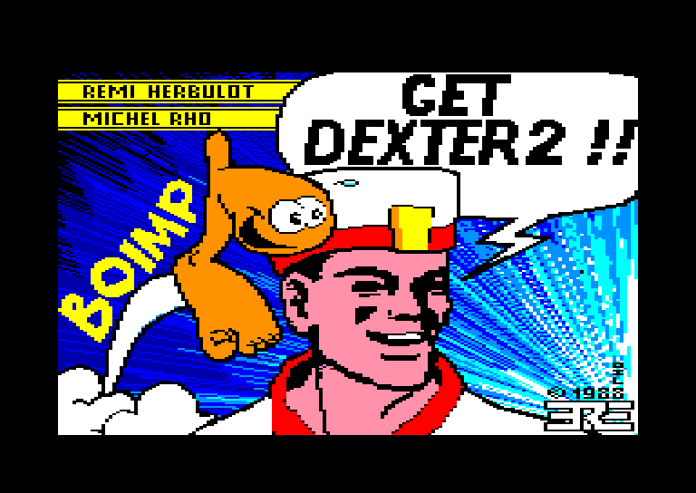 screenshot of the Amstrad CPC game Get Dexter 2