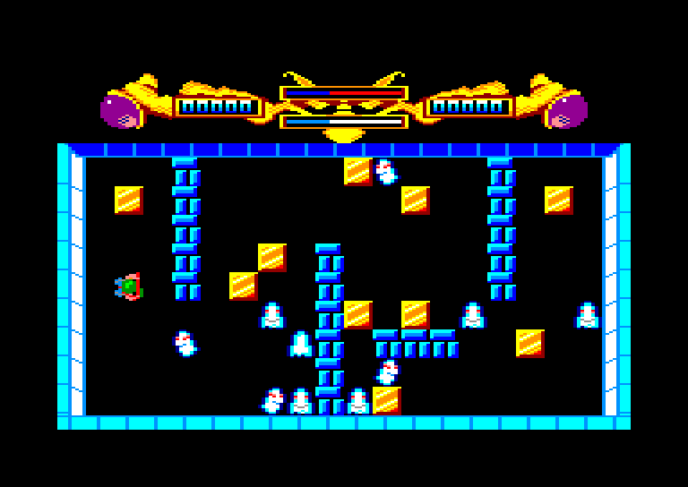 screenshot of the Amstrad CPC game Ghostbuster III