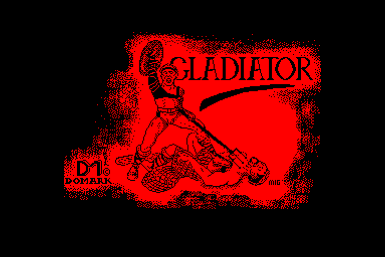 screenshot du jeu Amstrad CPC Gladiator