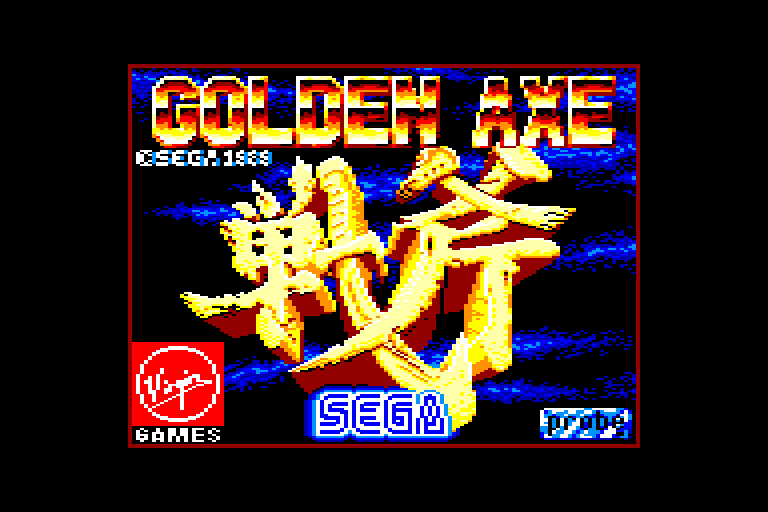 screenshot du jeu Amstrad CPC Golden Axe